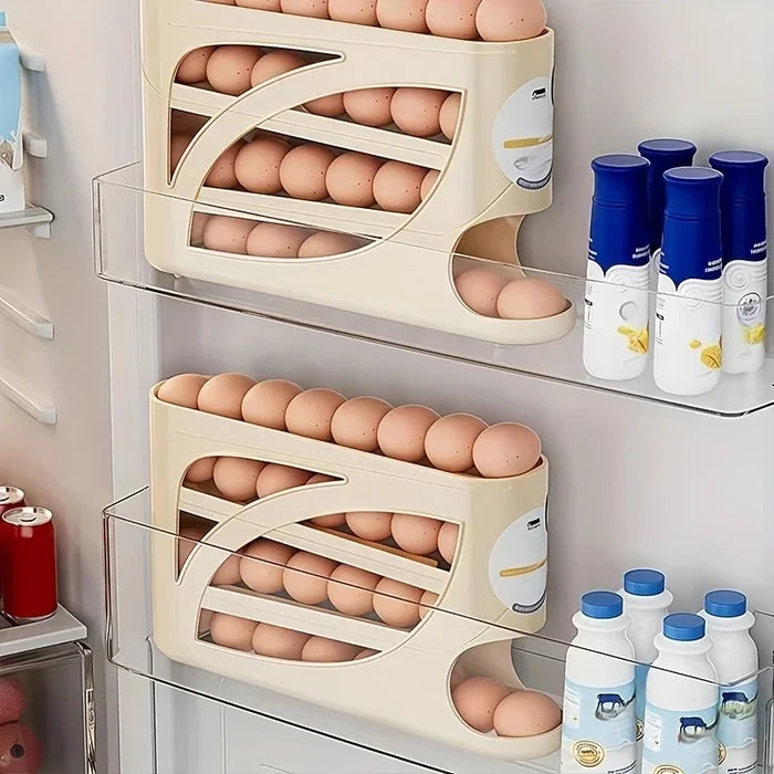 3-Tier Rolling Egg Storage Container – 24 Eggs - PrimeNest