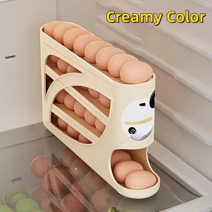 3-Tier Rolling Egg Storage Container – 24 Eggs - PrimeNest
