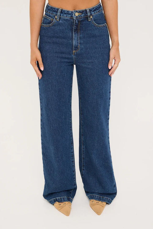 94 High Wide Tara Mid Blue Denim Jean