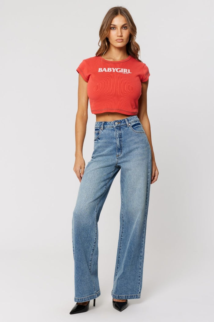 94 Selena Blue Wide Jean