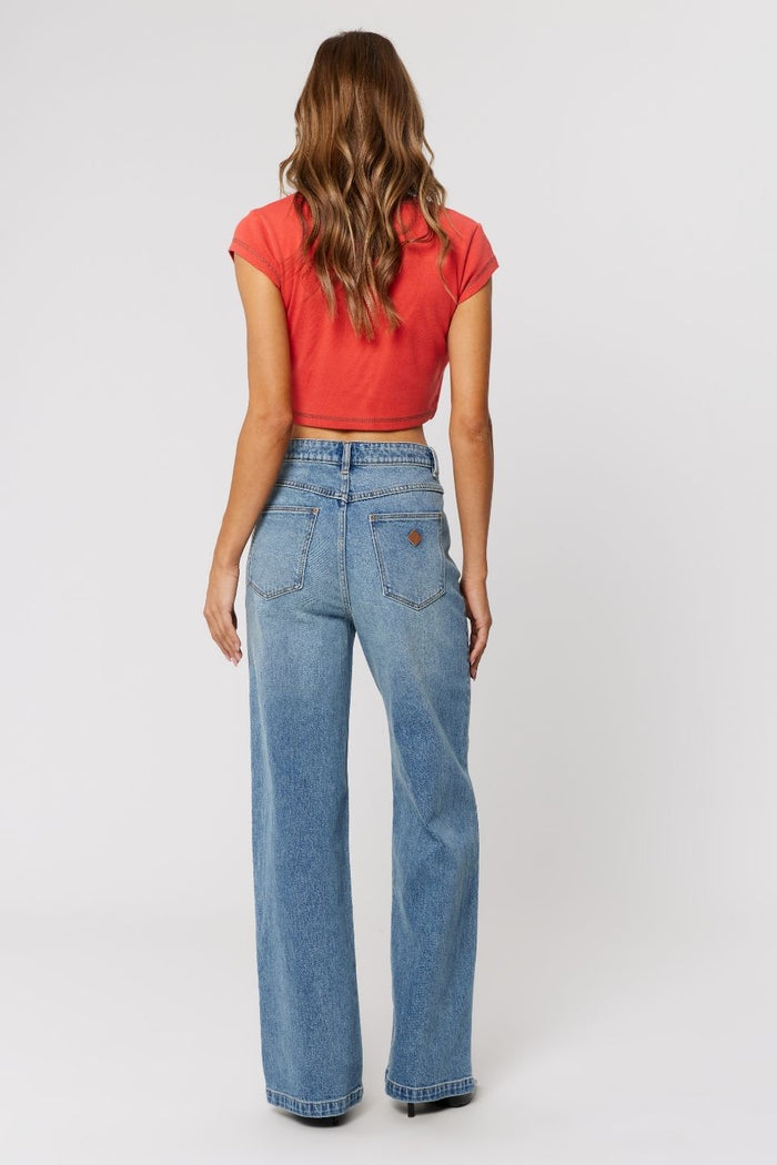 94 Selena Blue Wide Jean