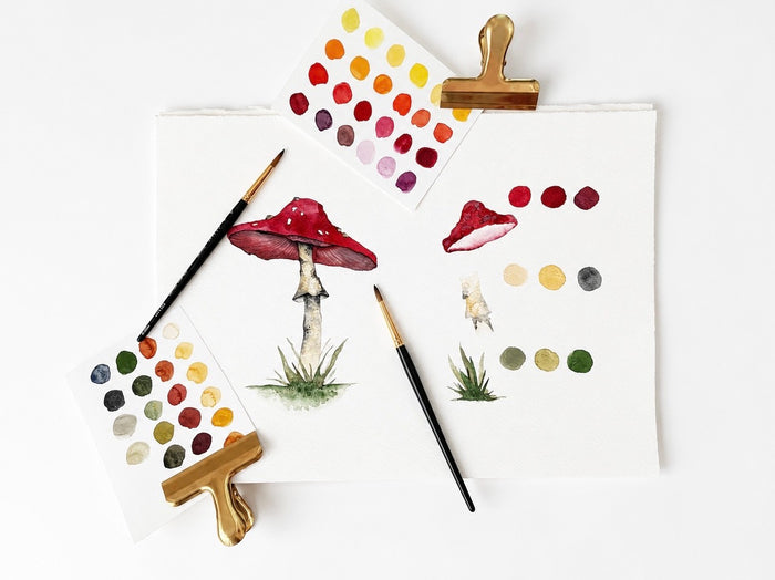 A Watercolor Exploration: The Wonderful World of Mushrooms with Willow Wolfe!