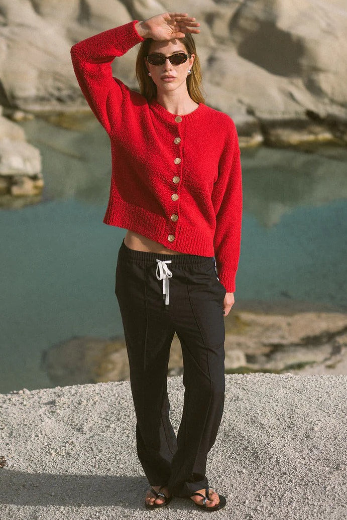 Aimes Shell Deep Coral Cardigan