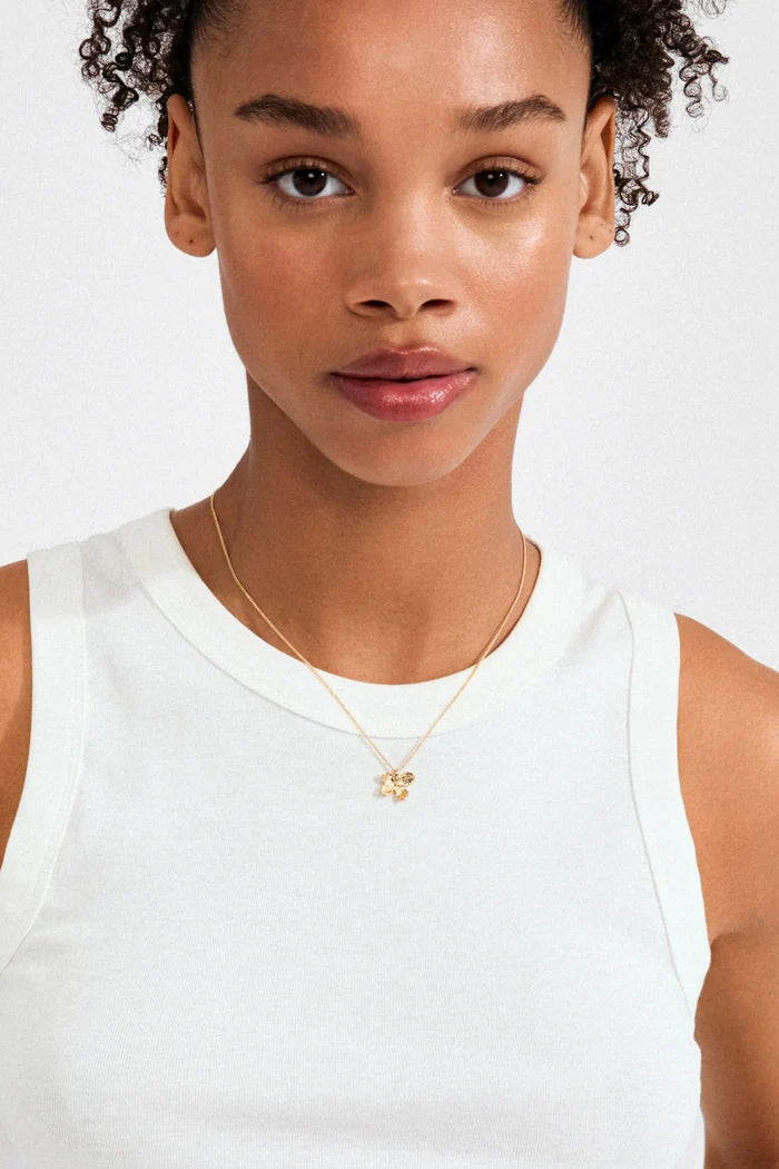 Ajani Gold Flower Necklace