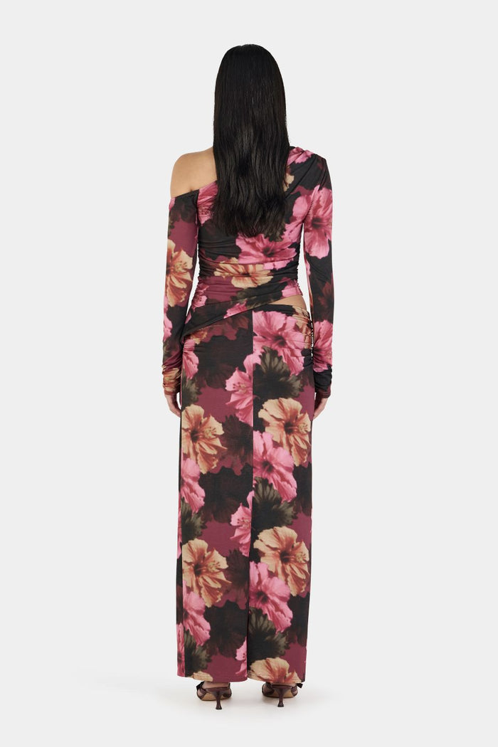 Alba Winter Hibiscus Maxi Skirt