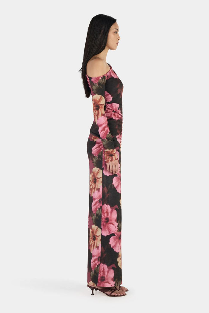Alba Winter Hibiscus Maxi Skirt