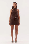Amorey Espresso Mini Skort