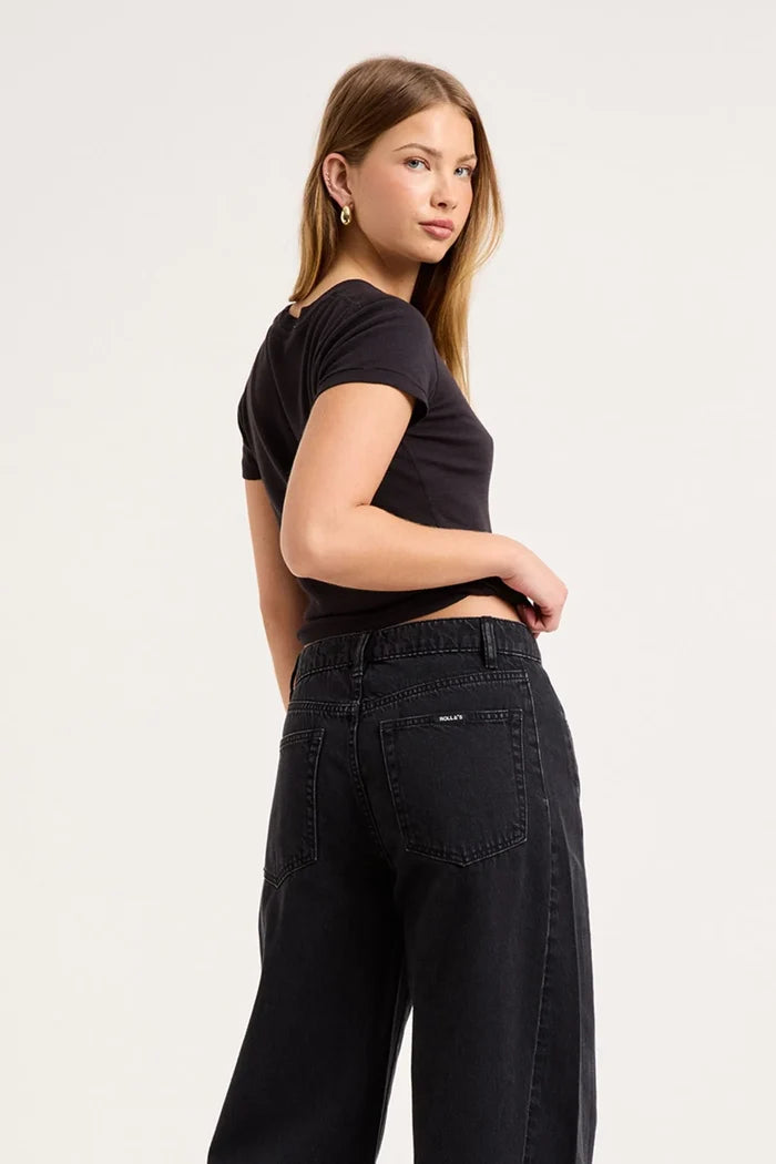 Arc Mercer Black Panel Barrel Jean