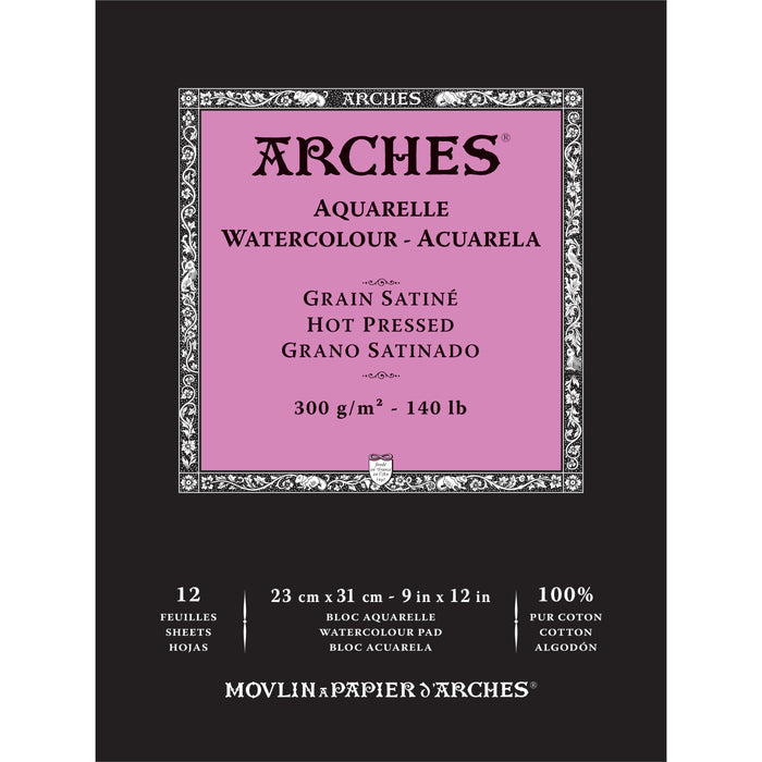 ARCHES Watercolour Pads - 9" x 12"