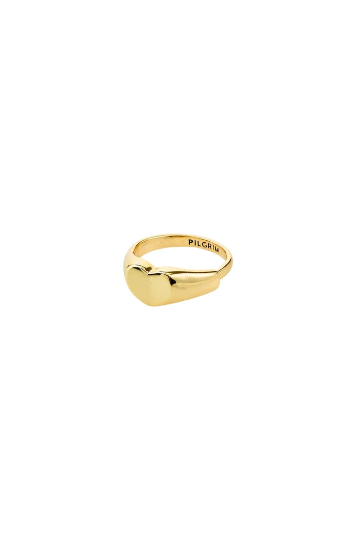 Arin Gold Heart Signate Ring