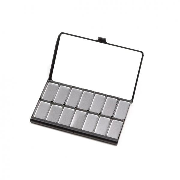 Art Toolkit Pocket Palette with 14 Standard Pans - Black - Clearance
