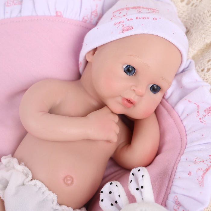 Babeside 12" Full Silicone Reborn Baby Girl Abby