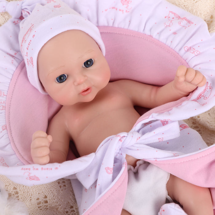 Babeside 12" Full Silicone Reborn Baby Girl Abby