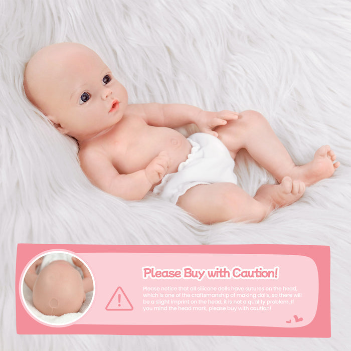 Babeside 12" Full Silicone Reborn Baby Girl Terry