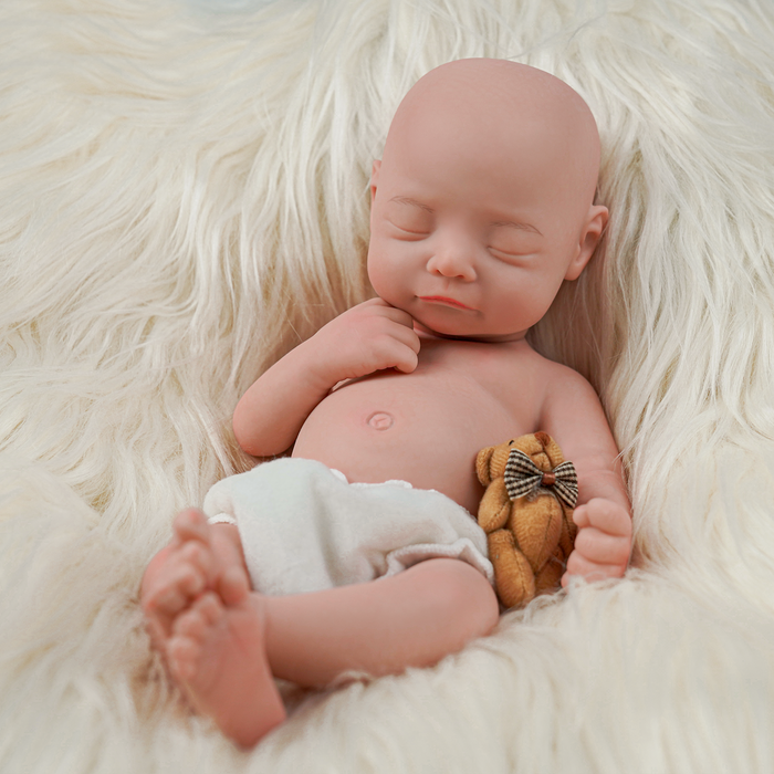 Babeside 12" Full Silicone Sleeping Reborn Baby Girl Karen