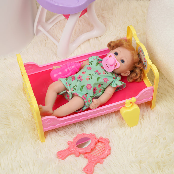 Babeside 12’‘ Reborn Baby Doll Clothes 13-Pcs Set For Baby Doll Chair And Bed
