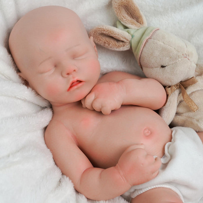 Babeside 12"/16" Full Silicone Sleeping Reborn Baby Boy or Girl Twinnie
