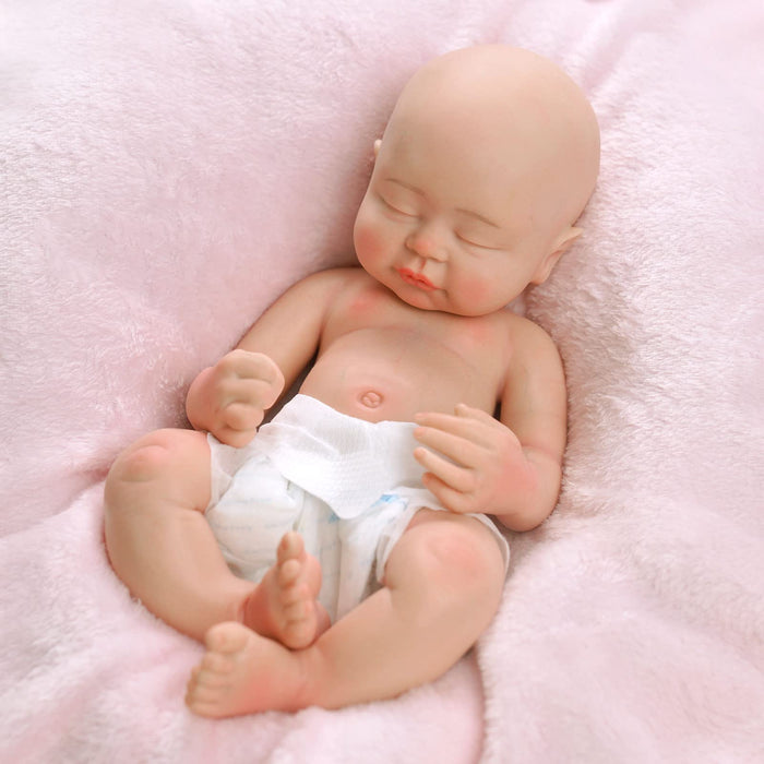 Babeside 12"/16"/18" Full Liquid Silicone Newborn Baby Doll Girl Leo