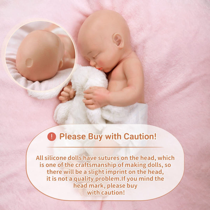 Babeside 12"/16"/18" Full Liquid Silicone Newborn Baby Doll Girl Leo