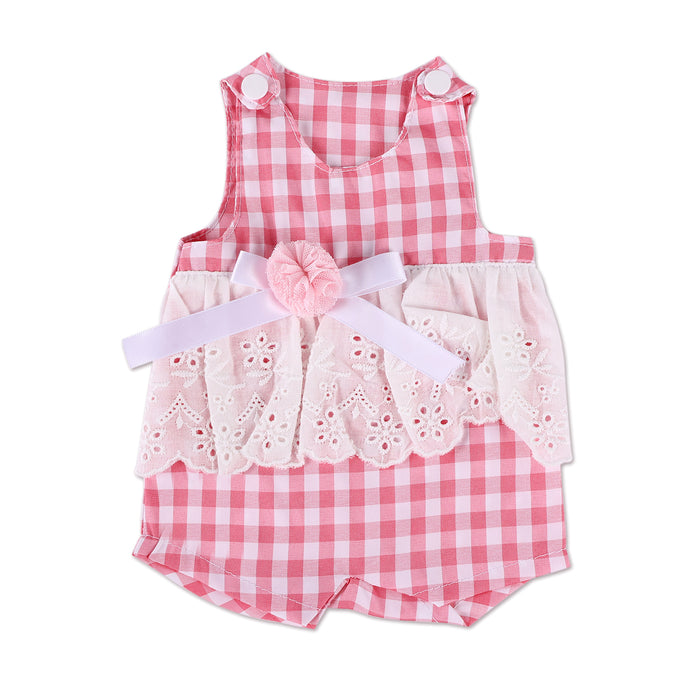 Babeside 16'' Full Silicone Reborn Baby Dolls 2-Pcs Clothing Set - Floral Print