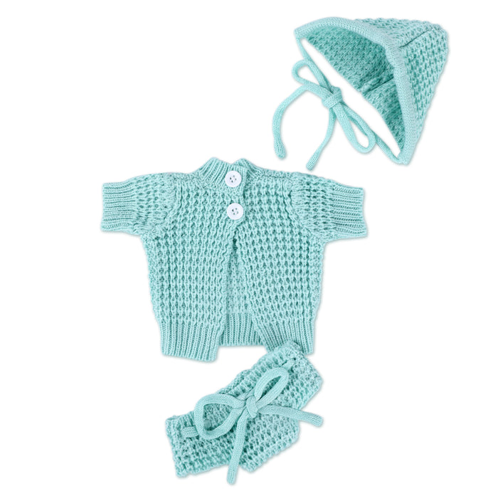 Babeside 16'' Full Silicone Reborn Baby Dolls 3-Pcs Clothing Set
