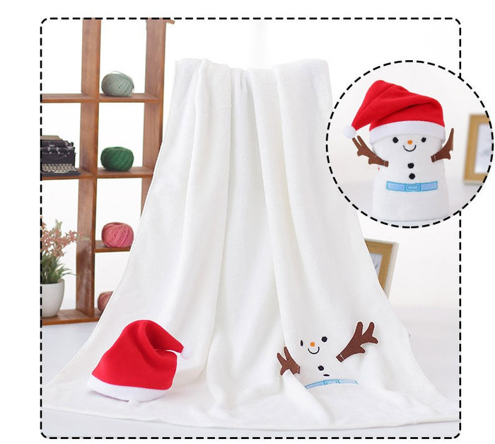 Babeside 17" - 22" Chrismas Reborn Baby Dolls Snowman Santa Wrap Towel