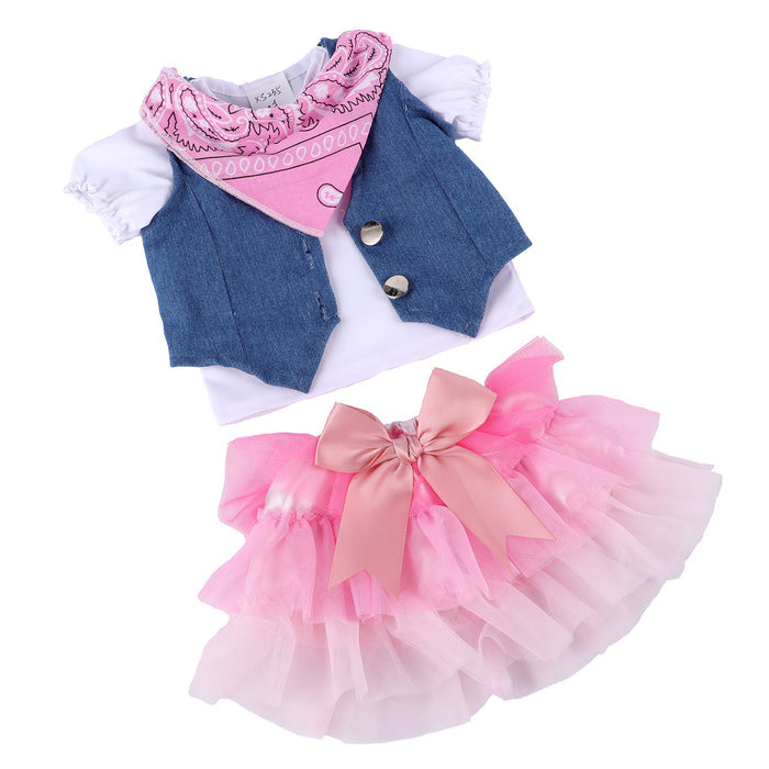 Babeside 17" - 22" Reborn Baby Doll Boy Girl Western Cowboy Suit