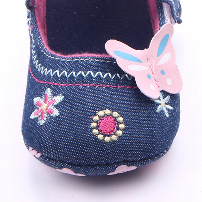 Babeside 17" - 22" Reborn Baby Dolls Butterfly Denim Shoes