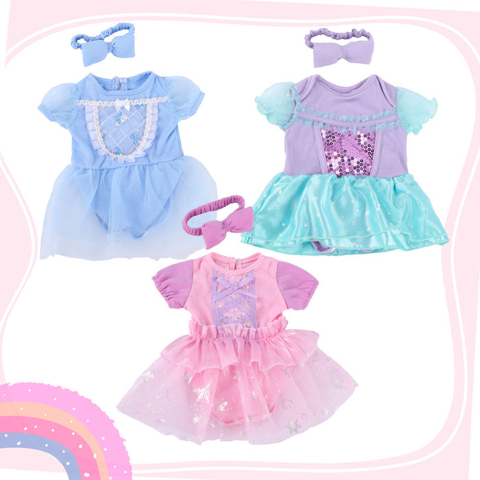 Babeside 17" - 22" Reborn Baby Dolls Lovely and Elegant Princess Dresse