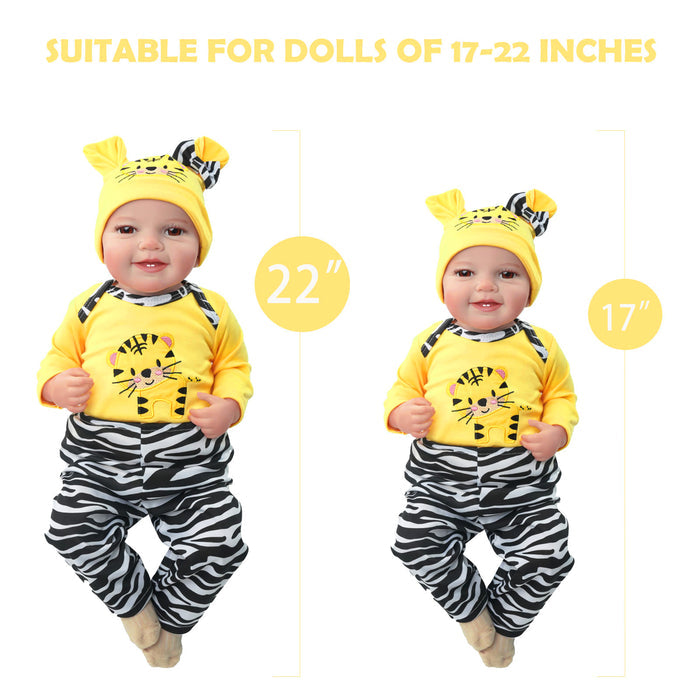 Babeside 17" -22" Reborn Baby Doll Clothing Set