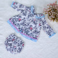 Babeside 17"-20" 2-piece Sets of Rose Flower Clothes
