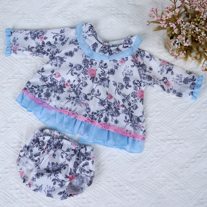 Babeside 17"-20" 2-piece Sets of Rose Flower Clothes