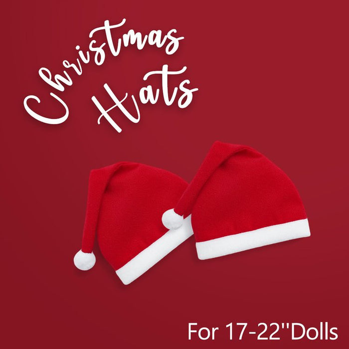 Babeside 17-20'' Baby Dolls Christmas Hats (2 Pieces Set)