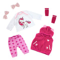 Babeside 17"-22" Dolls Baby Clothes Pink Outfits For Baby Doll