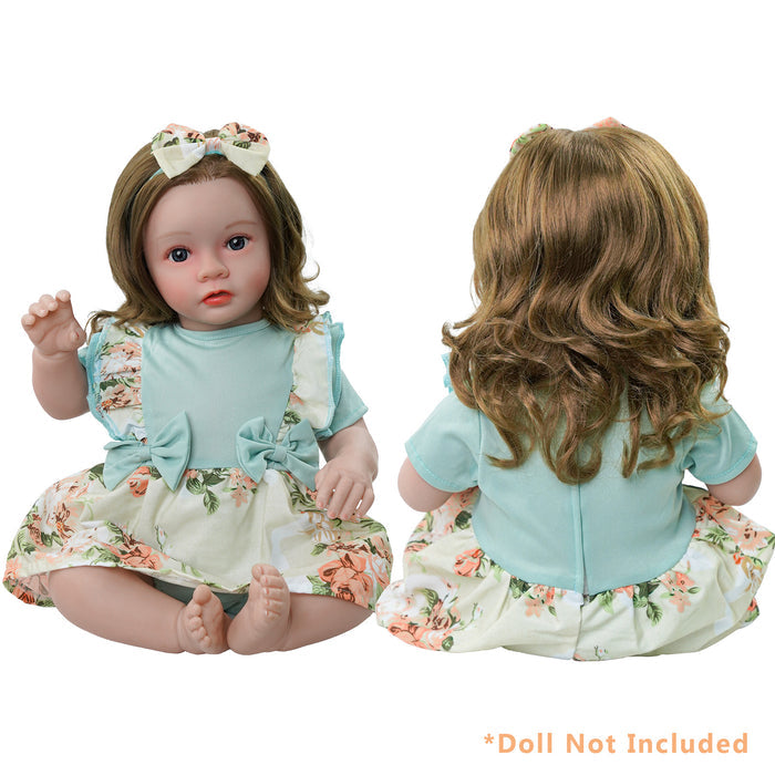 Babeside 17"-22" Mint Green&Pink Rose Lover Two-Piece Set