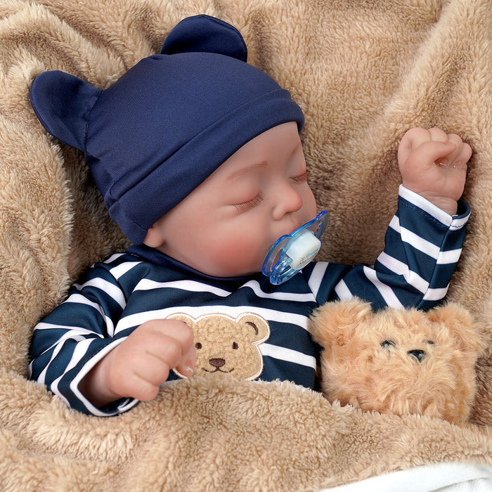Babeside 17'' Cutest Realistic Reborn Baby Doll Boy Karen that Look Real