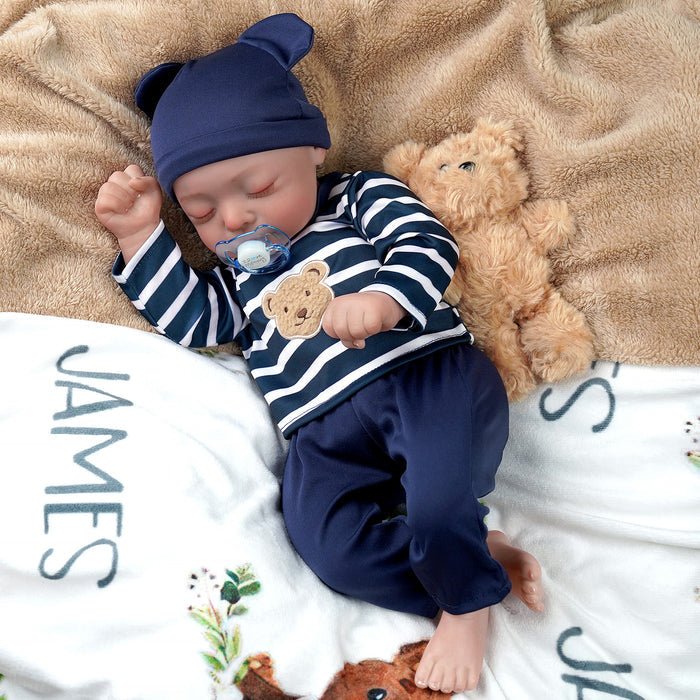 Babeside 17'' Cutest Realistic Reborn Baby Doll Boy Karen that Look Real