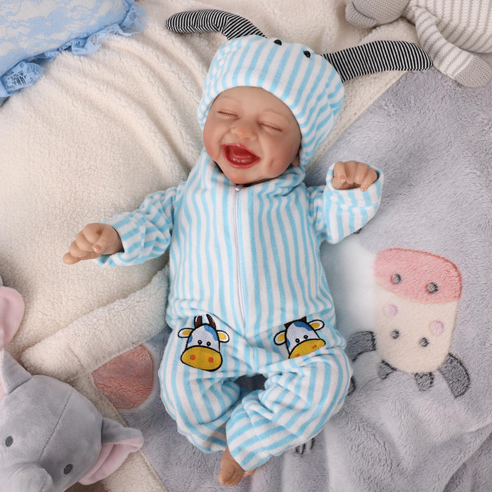 Babeside 17'' Cutest Realistic Reborn Baby Doll Boy Sami