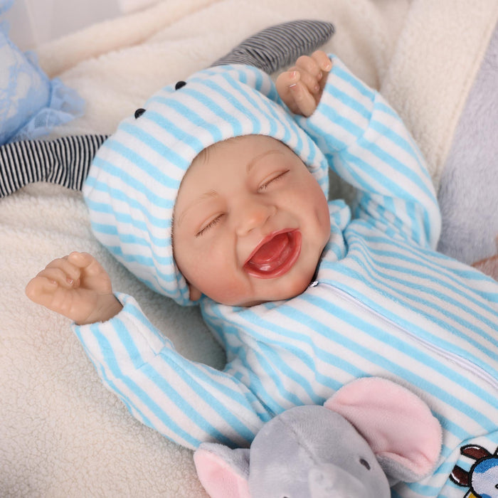 Babeside 17'' Cutest Realistic Reborn Baby Doll Boy Sami