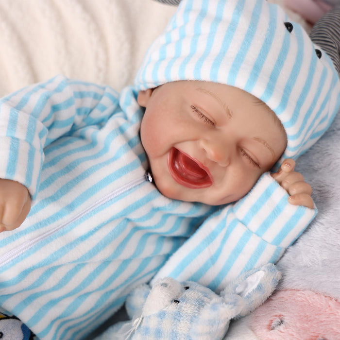 Babeside 17'' Cutest Realistic Reborn Baby Doll Boy Sami