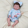 Babeside 17" Realistic Reborn Infant Chubby Cheek Face Baby Doll Girl Skylar with Washable Body for Pleased Bathing