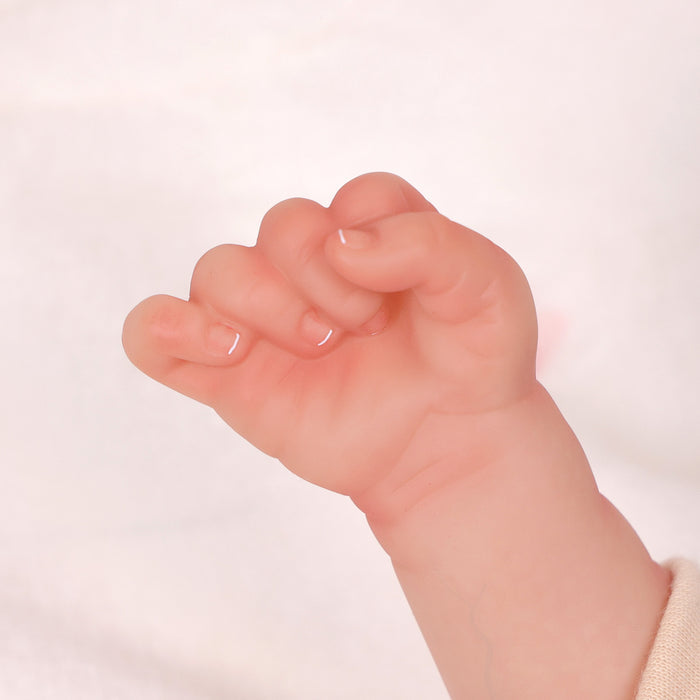 Babeside 17'' Reborn Baby Doll Blue Eyes Awake Girl Charming Abby