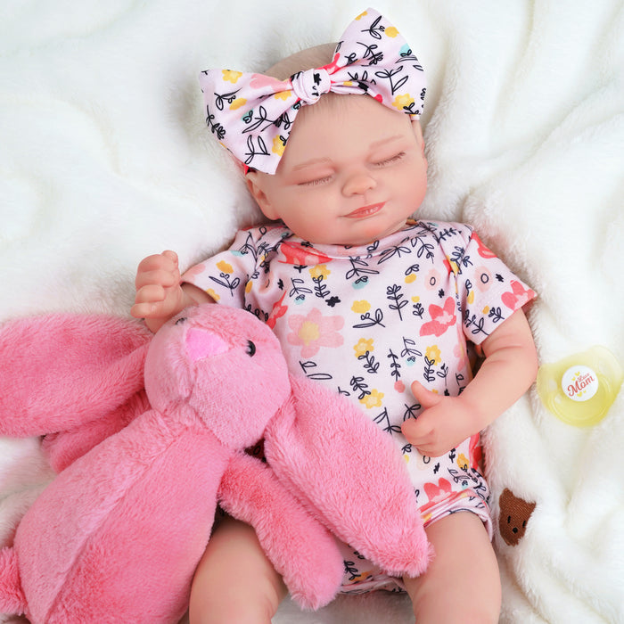 Babeside 17" Reborn Baby Doll Gentle Girl Floral Skylar