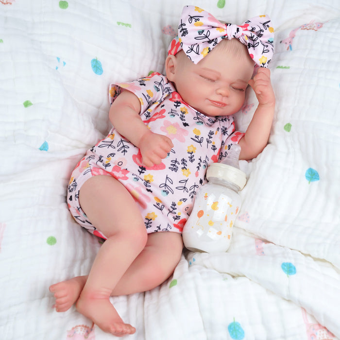 Babeside 17" Reborn Baby Doll Gentle Girl Floral Skylar