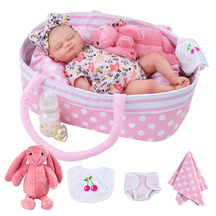 Babeside 17" Reborn Baby Doll Gentle Girl Floral Skylar