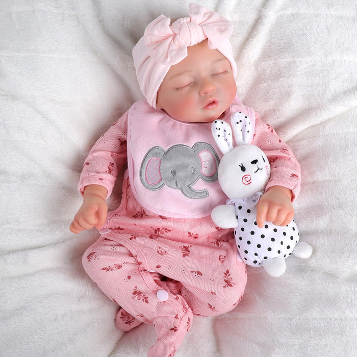 Babeside 17'' Reborn Baby Doll Girl Suzy - Vinyl Body