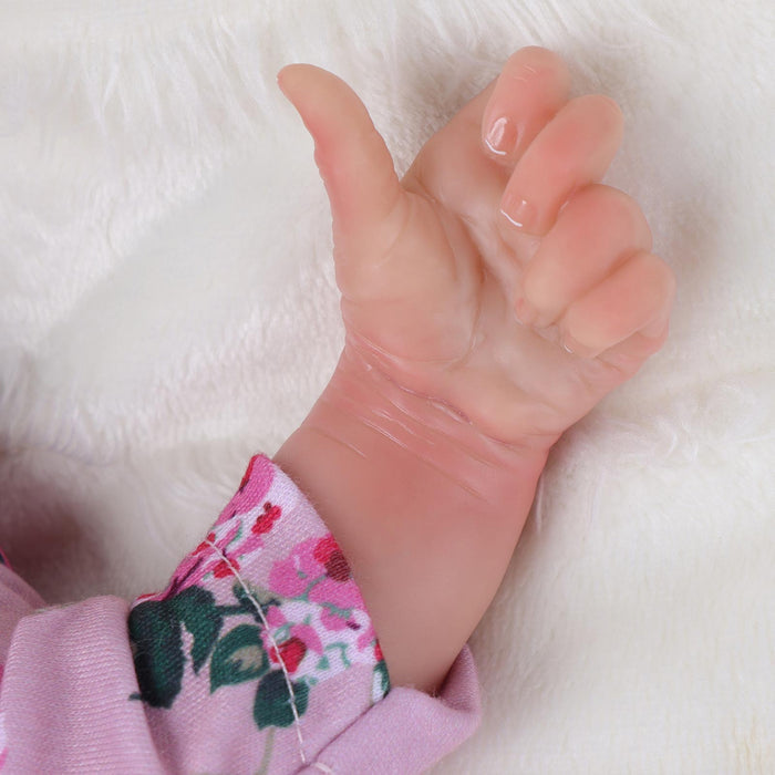 Babeside 17'' Reborn Baby Doll Sleeping Girl Ruby - Cloth Body