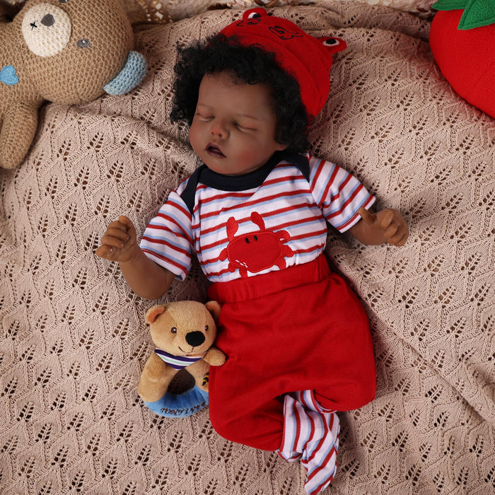 Babeside 17'' Reborns African American Infant Boy Twinnie