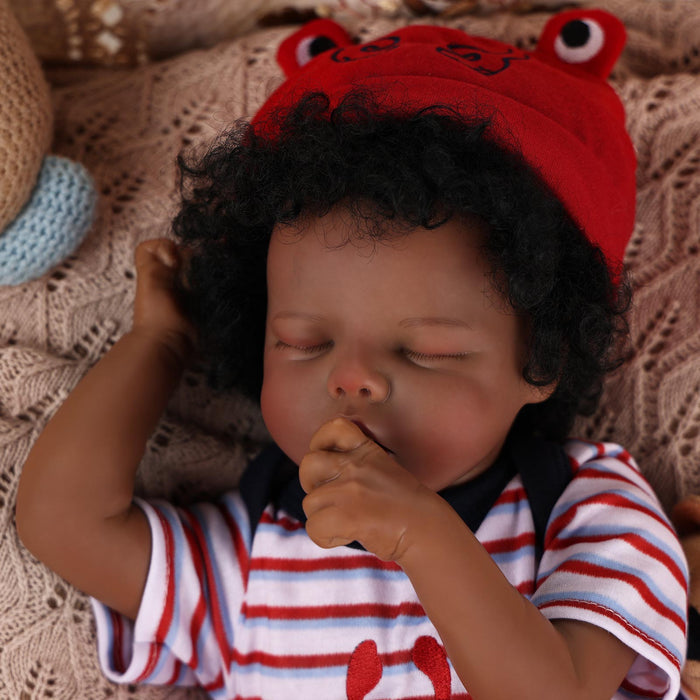Babeside 17'' Reborns African American Infant Boy Twinnie