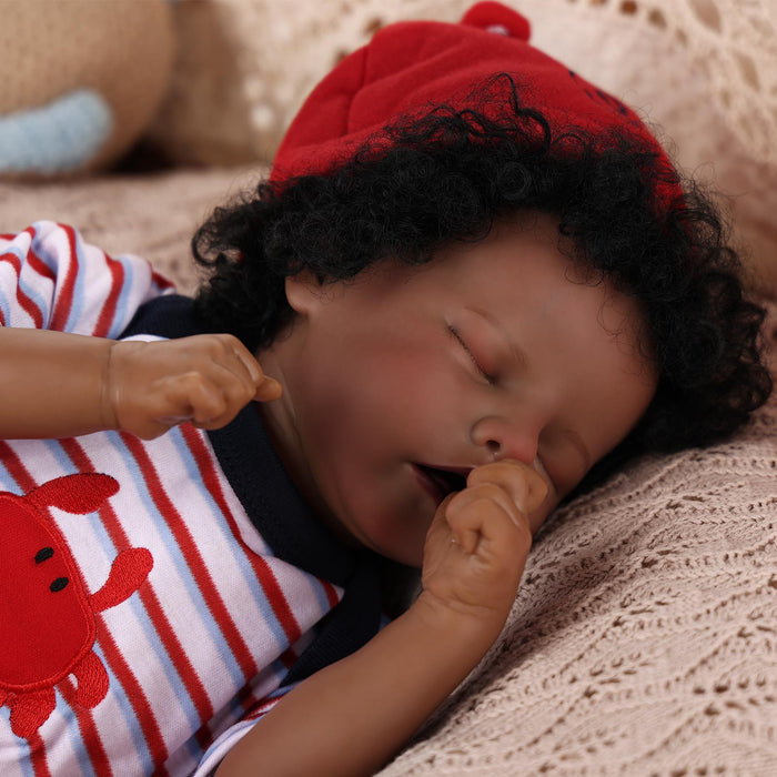 Babeside 17'' Reborns African American Infant Boy Twinnie